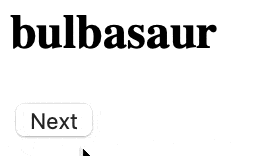 The "stale" view indicates that it's stale by reducing opacity while waiting for the next view