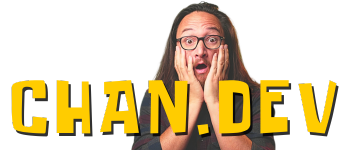 7:3 aspect ration image of me making a Home Alone Cologne face behind the text chan.dev